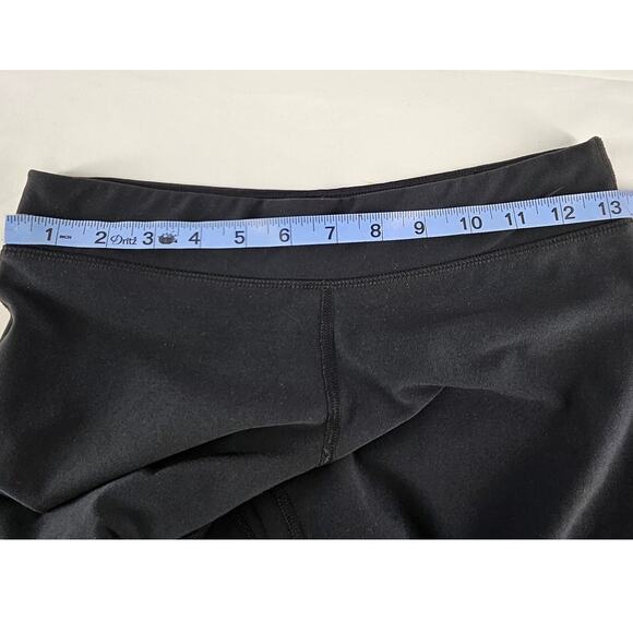 NIKE WOMEN'S BLACK DRI-FIT CROPPED LEGGINGS COMPRESSION PANTS - SIZE LARGE - Picture 8 of 9